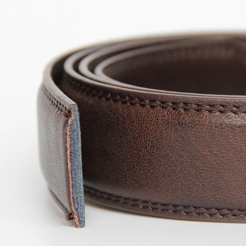 Wholesale Multi Color Business Casual Genuine Leather Men's Ratchet Belts without Buckles