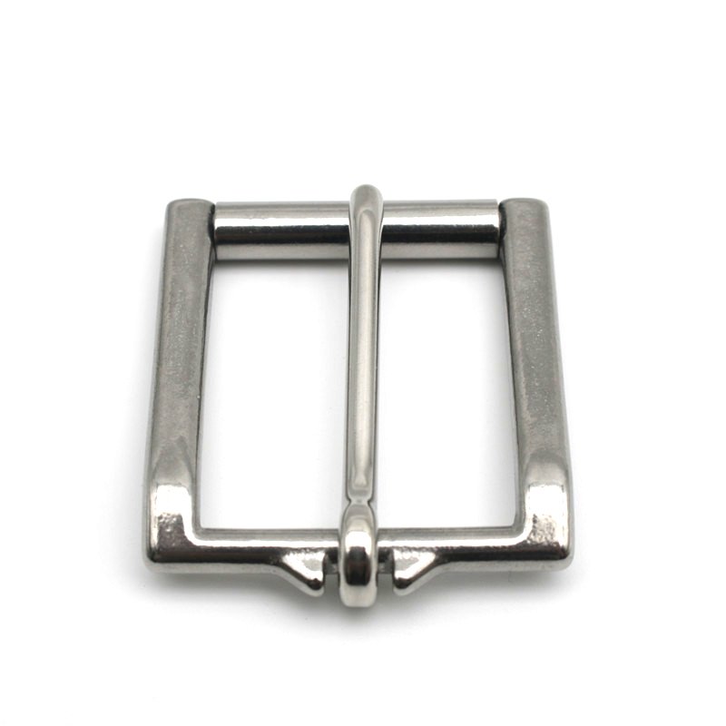 Polished Finish Stainless Steel Buckle Single Prong Replacement Roller Belt Buckle Fits 25mm 30mm 34mm 38mm Wide Belt