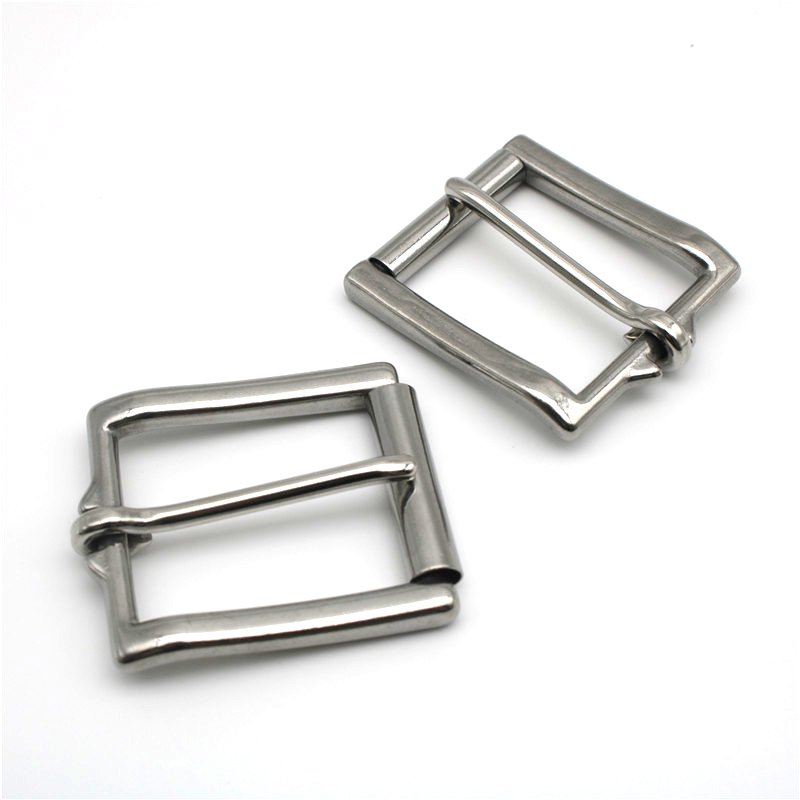 Polished Finish Stainless Steel Buckle Single Prong Replacement Roller Belt Buckle Fits 25mm 30mm 34mm 38mm Wide Belt