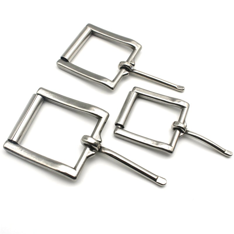 Polished Finish Stainless Steel Buckle Single Prong Replacement Roller Belt Buckle Fits 25mm 30mm 34mm 38mm Wide Belt