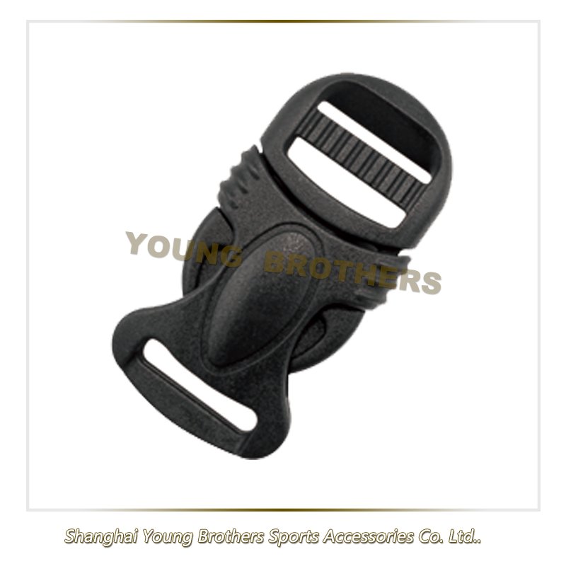 High Quality Plastic Shell Lock Dual Adjust Buckles for Backpacks or Suitcases