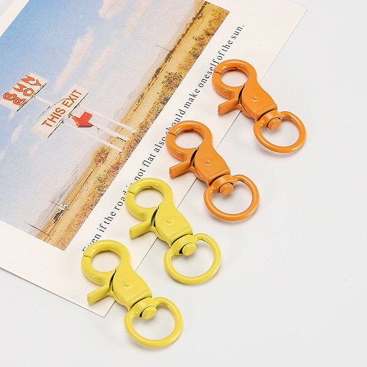 Adjustable Colored Bolt snap Decorative strap Shoulder strap buckle Base stud for leather backpack handbags