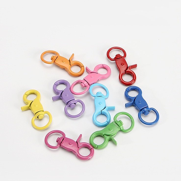 Adjustable Colored Bolt snap Decorative strap Shoulder strap buckle Base stud for leather backpack handbags
