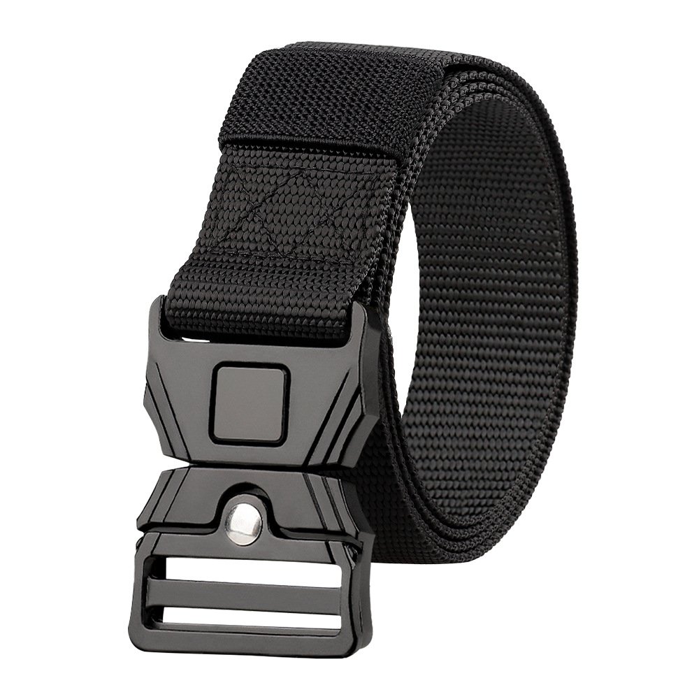 Nylon Tactical Belt Adjustable Durable and Comfortable Metal Buckle Quick Release Belt For Outdoor Hiking Working Tactical Belt