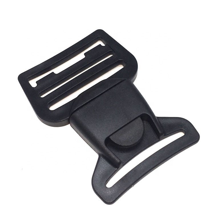 Factory wholesale backpack bag accessories adjuster quick side loose plastic buckle with buckle