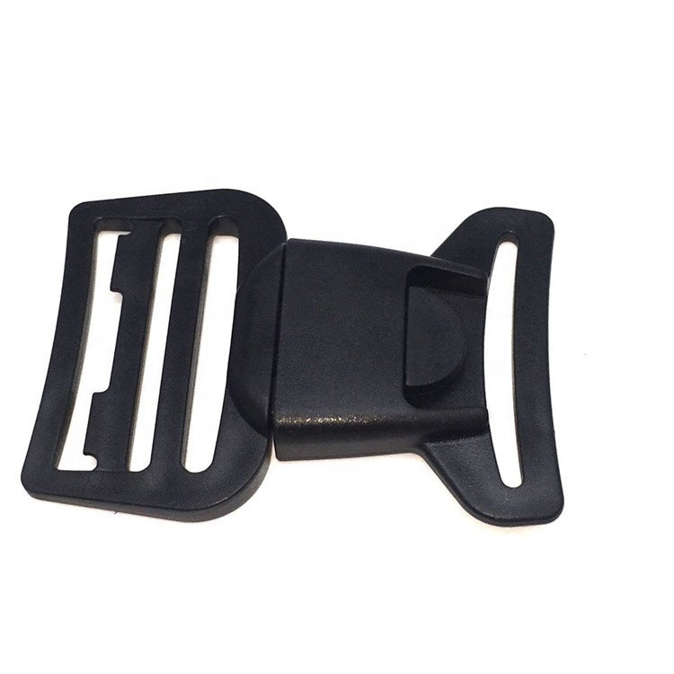 Factory wholesale backpack bag accessories adjuster quick side loose plastic buckle with buckle
