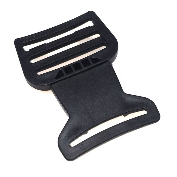 Factory wholesale backpack bag accessories adjuster quick side loose plastic buckle with buckle
