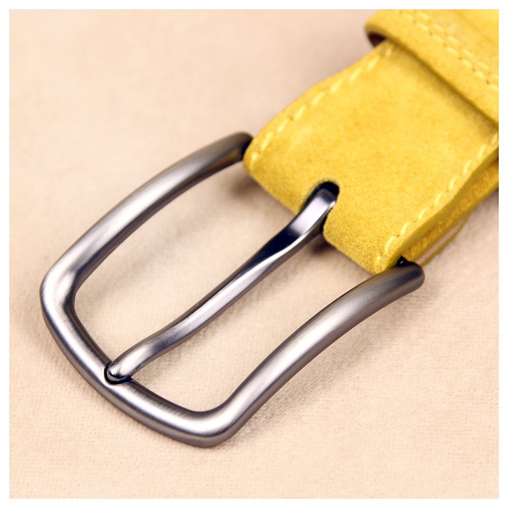 Casual Men belt Genuine leather belt pin buckle jeans mens leather belt