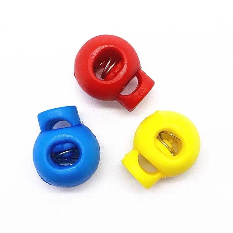 6mm plastic spring buckle elastic cord stopper aluminum