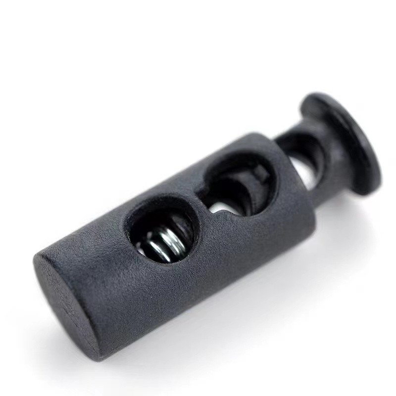 6mm plastic spring buckle elastic cord stopper aluminum