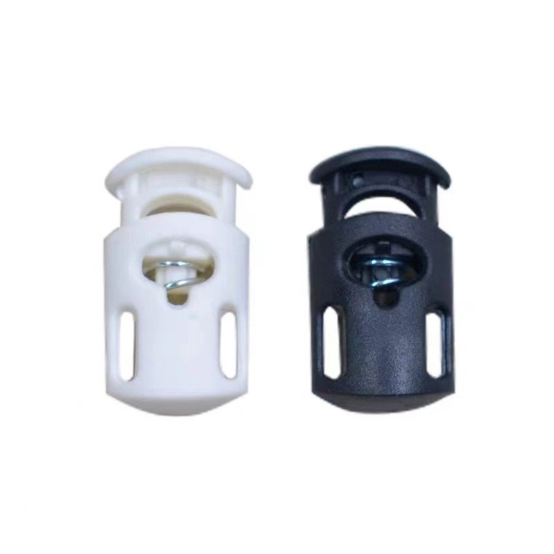 6mm plastic spring buckle elastic cord stopper aluminum