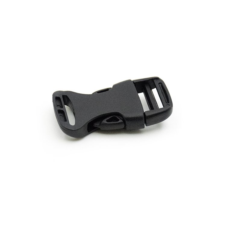 Wholesale 17mm Black Plastic Side Release Buckle For Lanyard Bag Straps Shoes