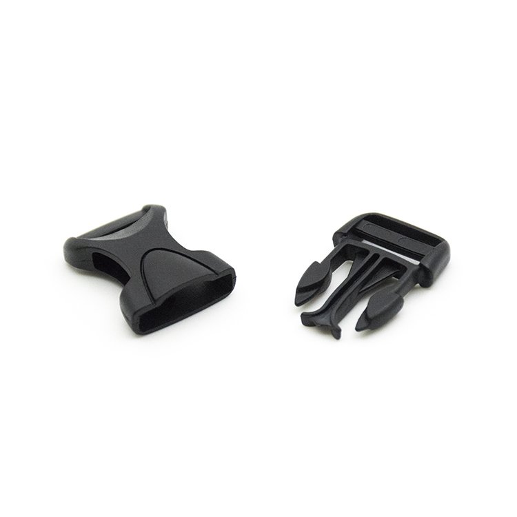 Wholesale 17mm Black Plastic Side Release Buckle For Lanyard Bag Straps Shoes