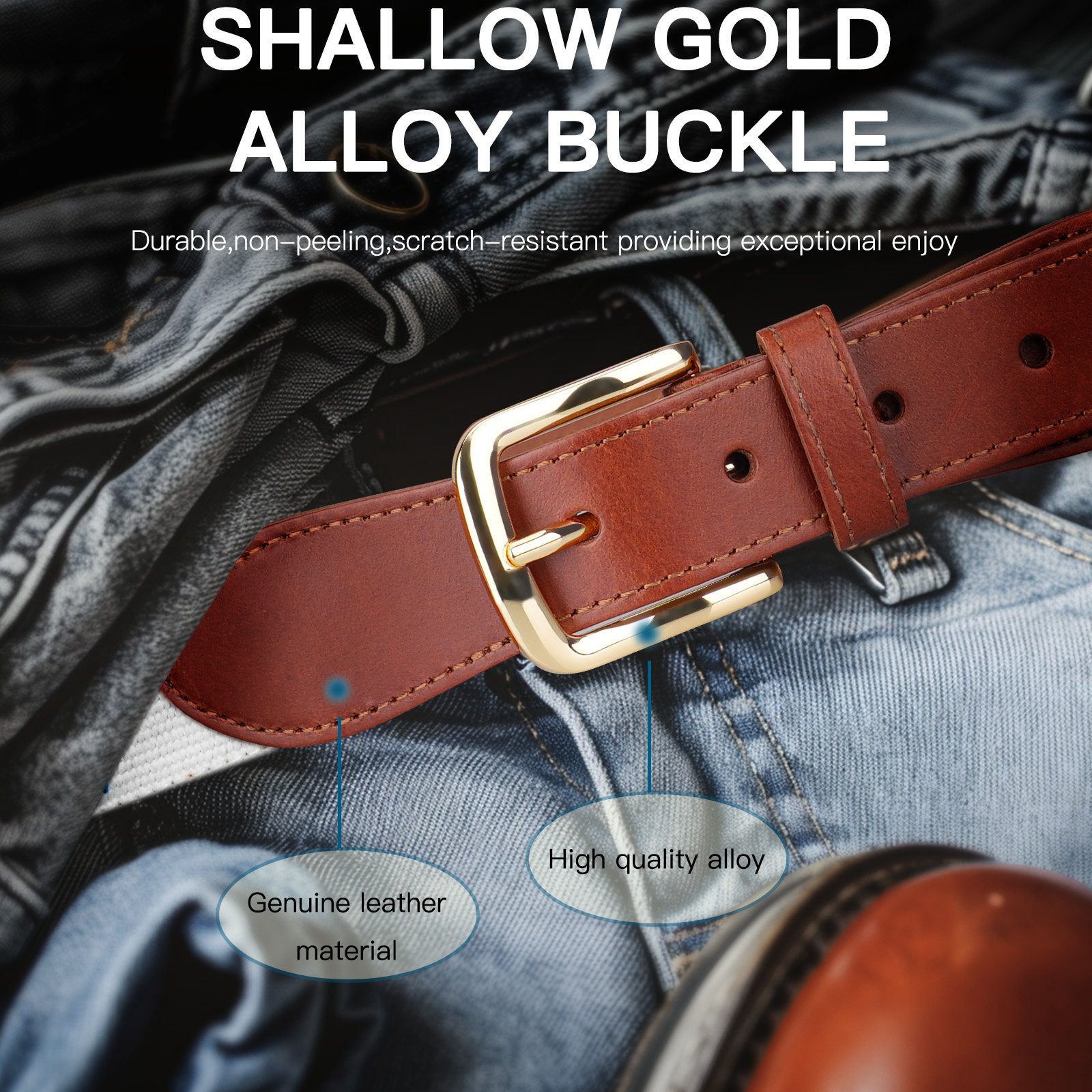 Custom Casual Fashion vintage devise brown needlepoint Embroidery pin buckle genuine leather belts for men