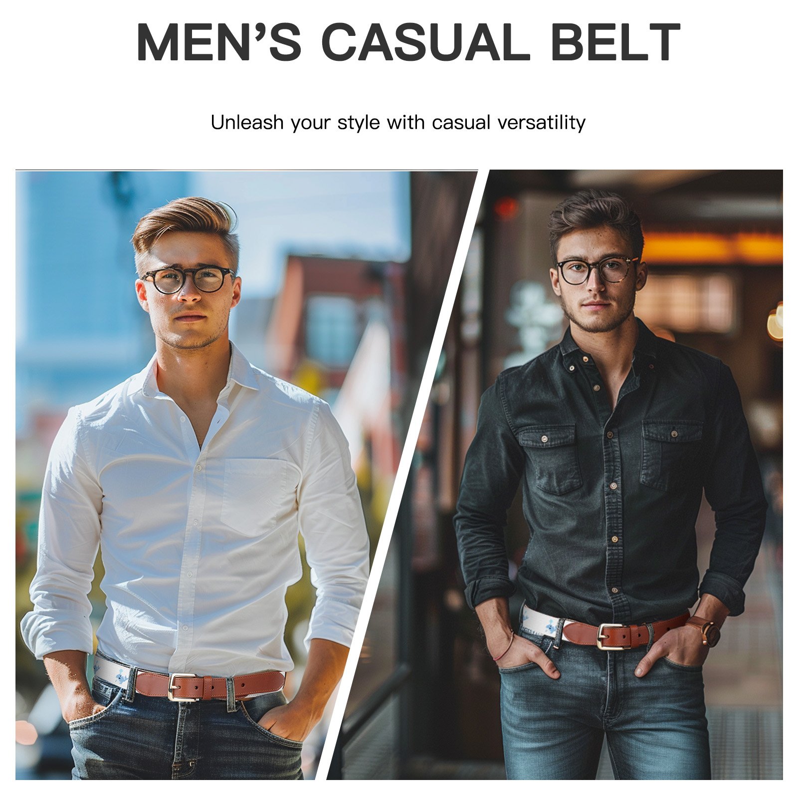 Custom Casual Fashion vintage devise brown needlepoint Embroidery pin buckle genuine leather belts for men