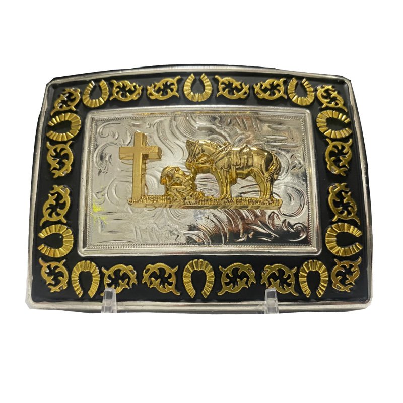 Customizable belt hardware design your own logo western metal pin belt buckle private label for sale buckle for mens belt