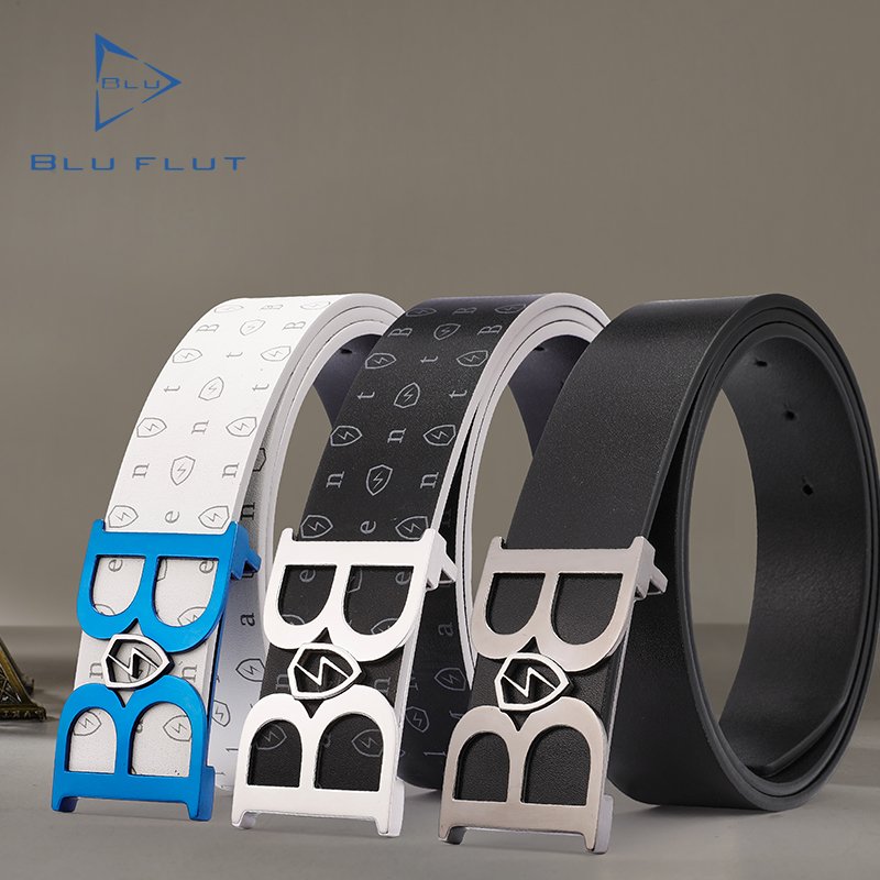 Famous brands designer custom stainless steel belt buckle man cowhide leather belt leather belt for men