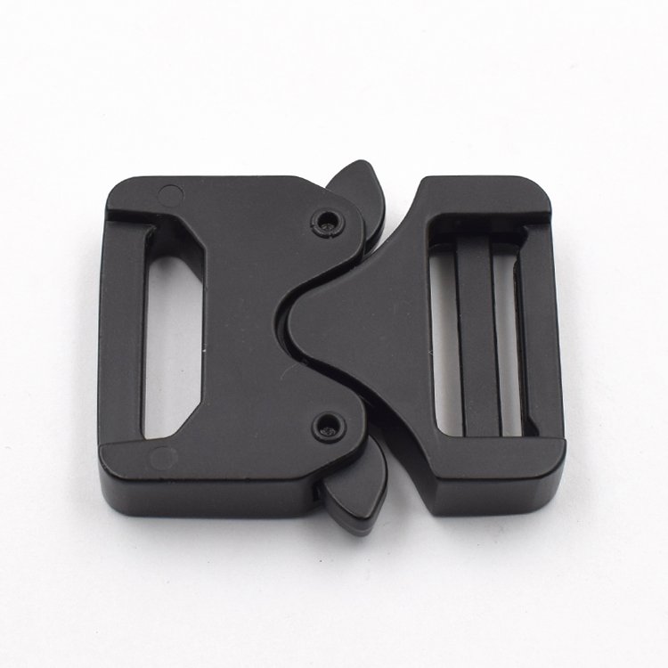 Tactical Molle Black Waist Belt Durable Strong Metal Buckle