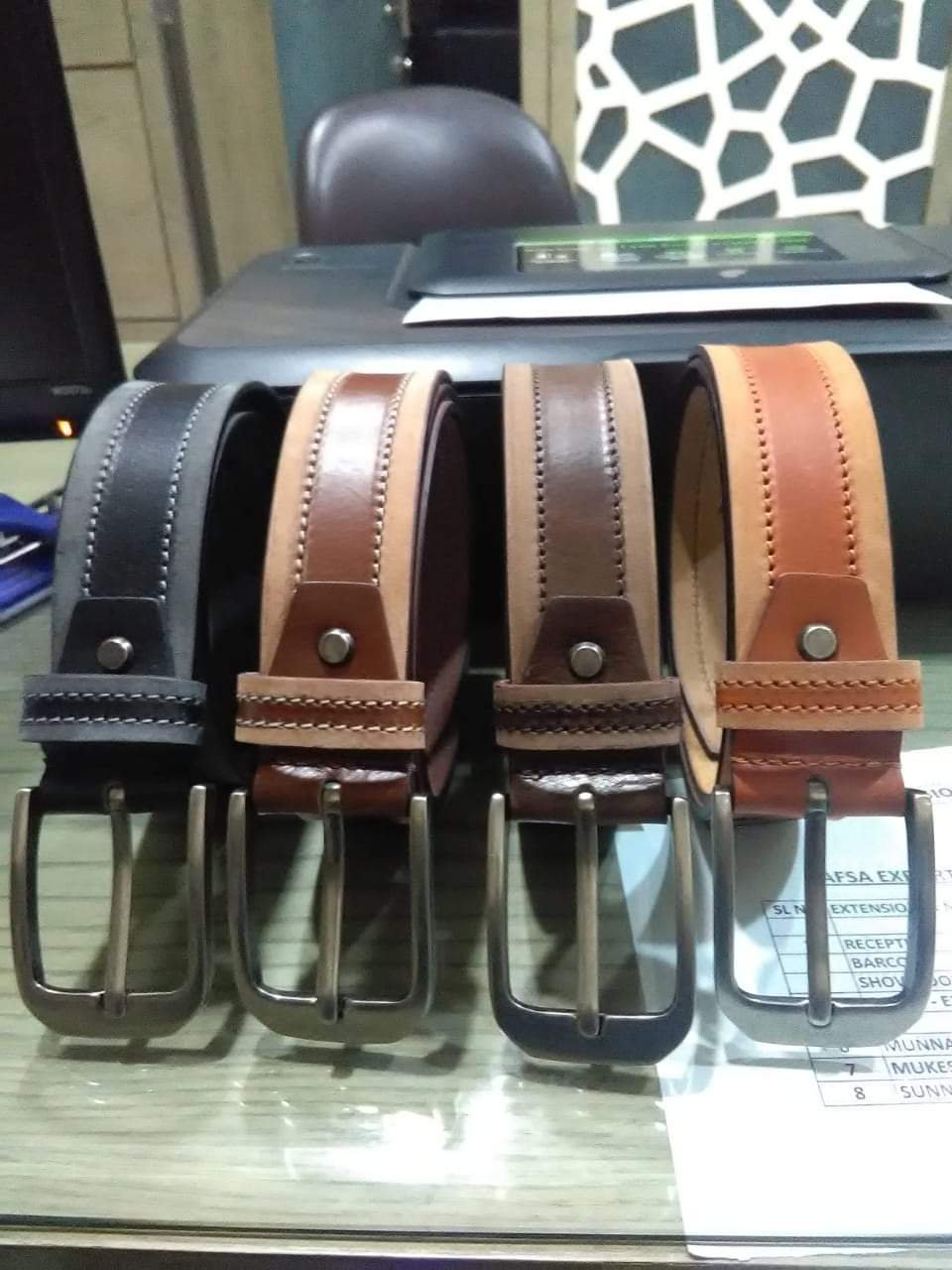 Genuine Leather Buckle Bel At Affordable Prices Good Quality Pure Leather Buffalo Skin Customized Eco Friendly Gents Belt