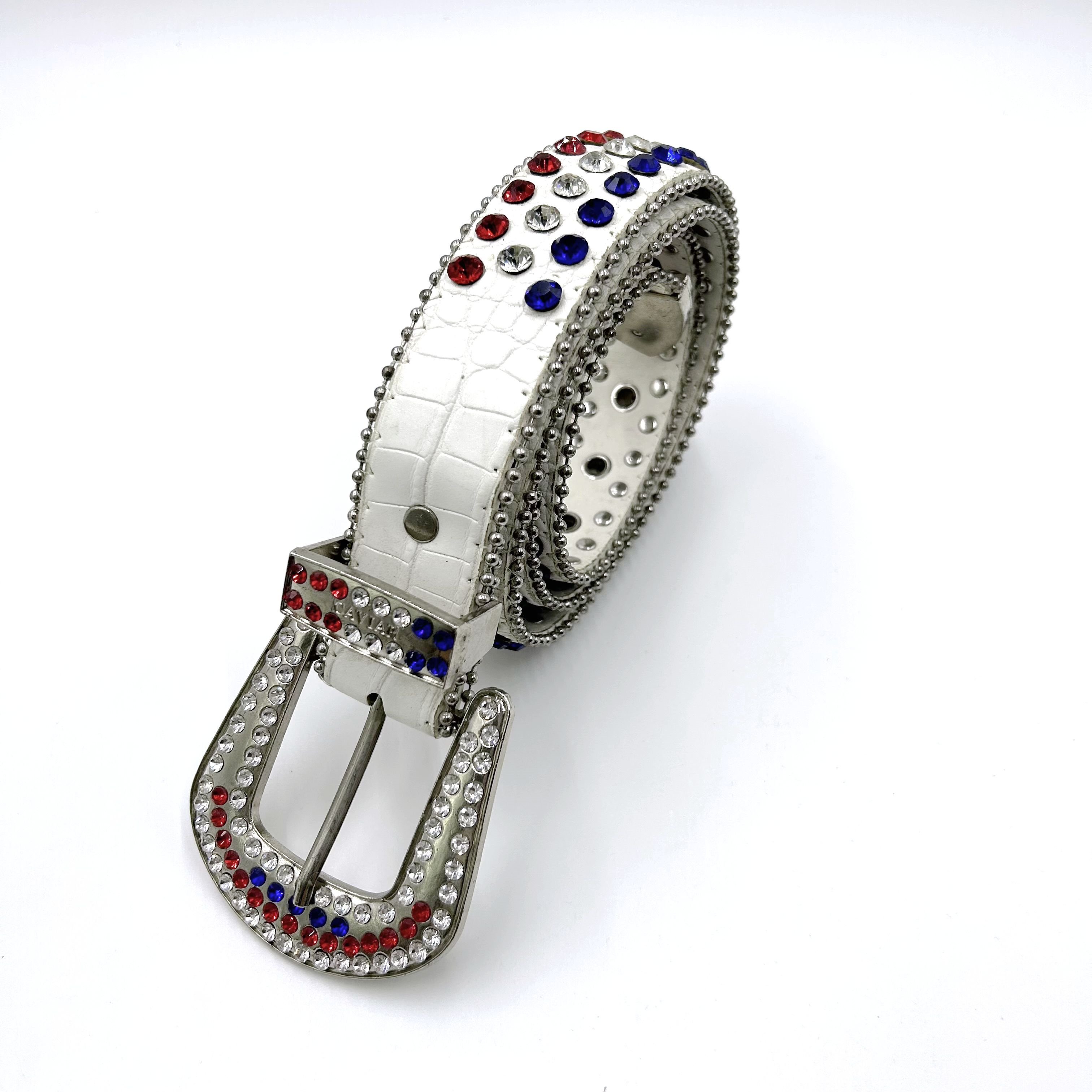 New design Fashion blingbling diamond girl belt with alloy buckle for men and women colorful pu diamond Rhinestone belt