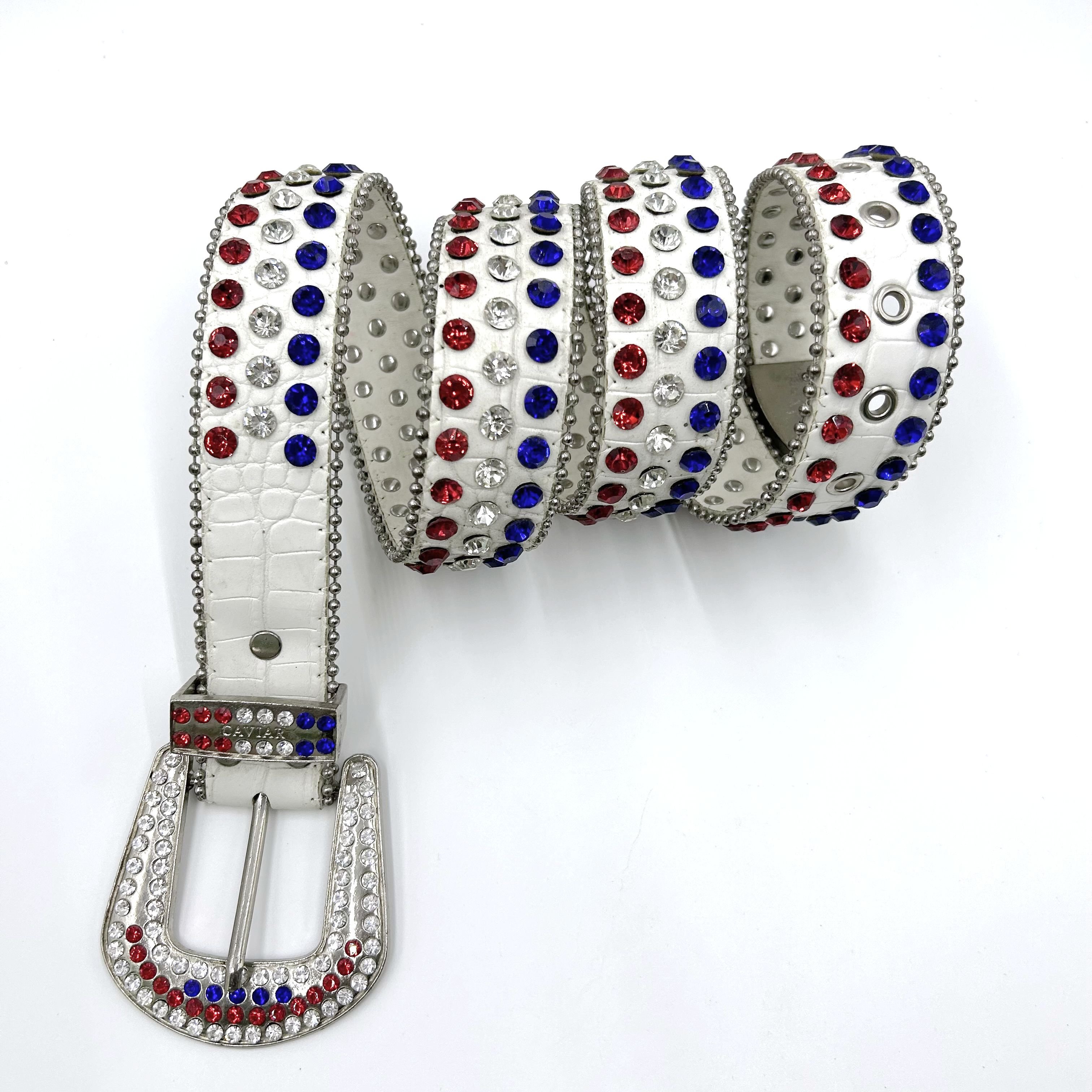 New design Fashion blingbling diamond girl belt with alloy buckle for men and women colorful pu diamond Rhinestone belt