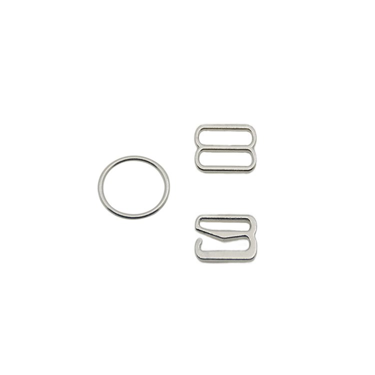 Wholesale Metal Lingerie Hardware Bra Fasteners 8 Shape Hook Bra Sliders 8mm