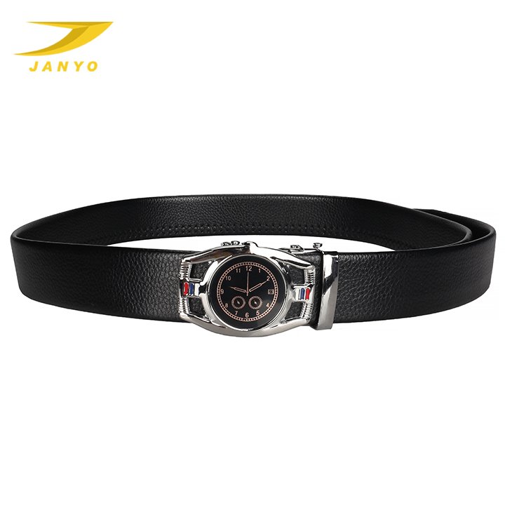 High quality genuine leather belt men's gift unisex fashion man slim belt automatic buckle