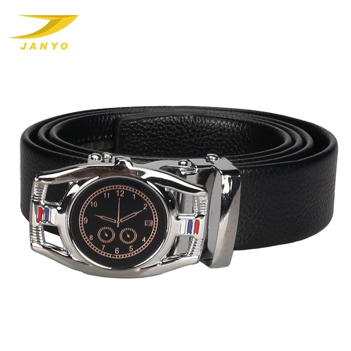 High quality genuine leather belt men's gift unisex fashion man slim belt automatic buckle