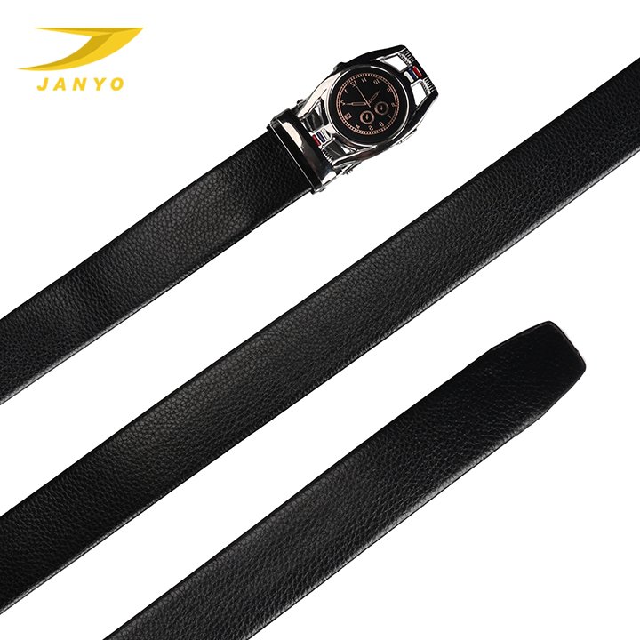 High quality genuine leather belt men's gift unisex fashion man slim belt automatic buckle