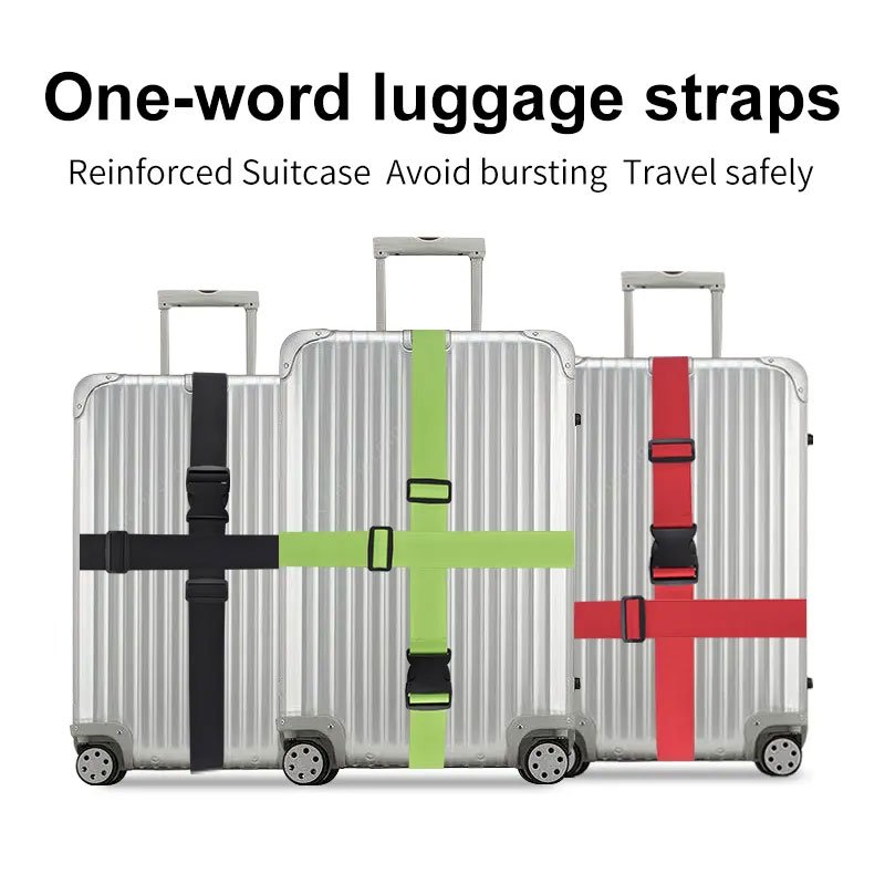 Length adjustable buckle Nylon Plastic buckle Buckle Strap Custom Luggage Strap Personalized Luggage Strapsluggage belt strap