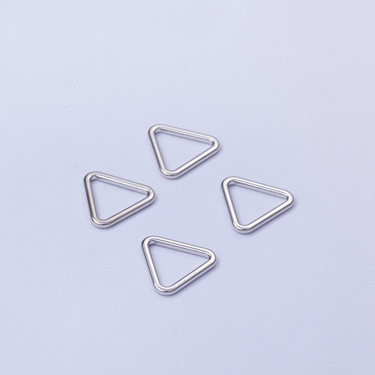 Eco-friendly swimwear rings and slider metal 8 shape adjustable buckle