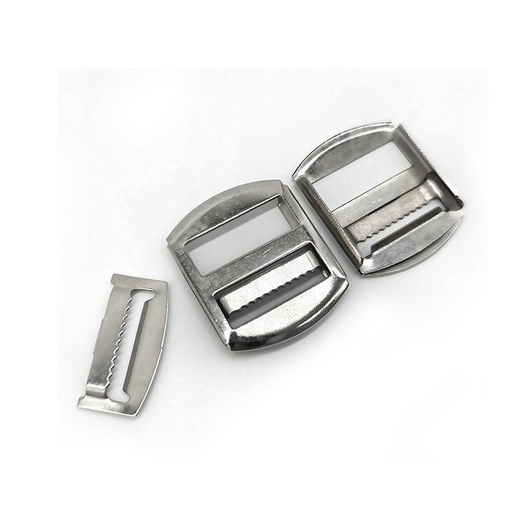 Customized Backpack Metal Adjustable Strap Buckle Webbing Metal Slide Buckle And Adjusters