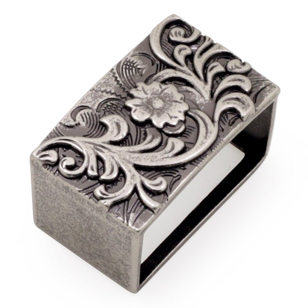 Custom High Quality 3-Set Buckle Antique Copper Brass Zinc Alloy Flower Buckle Custom Logo Belt Buckle for Leather Belt