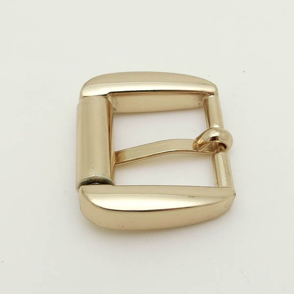 1 Inch Inner Width Gold Tone Single Prong Buckle With Roller Tube for Waist Belts Women Ladies Dress