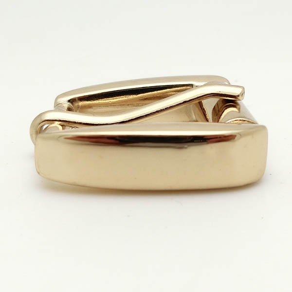 1 Inch Inner Width Gold Tone Single Prong Buckle With Roller Tube for Waist Belts Women Ladies Dress