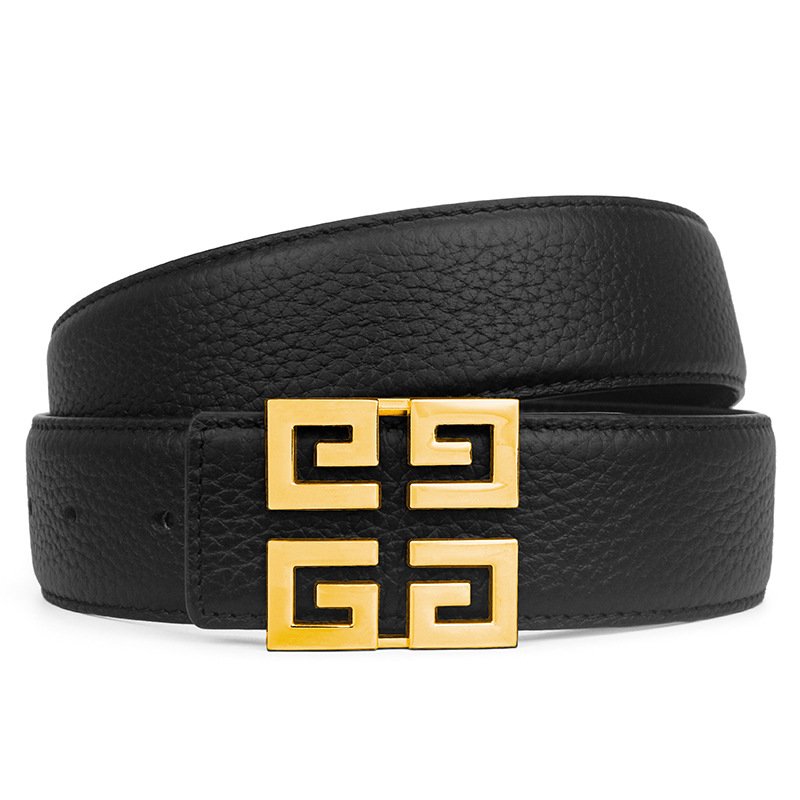 Vintage 38MM Black Brown Cow Hide Genuine Leather Belt For Men With Luxury Square Alloy Buckles