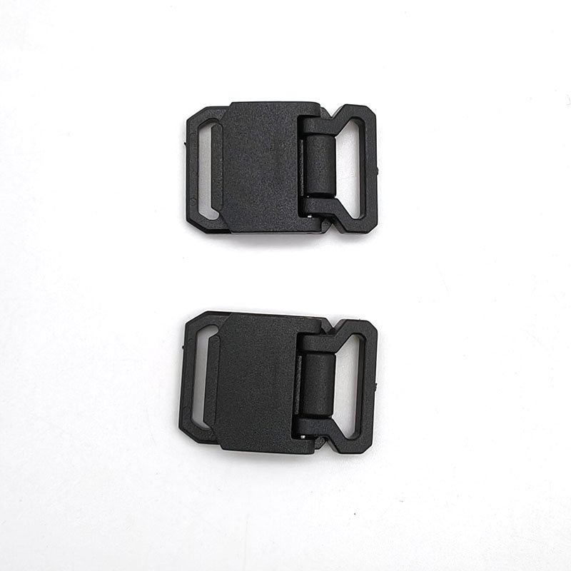 YYX Black Plastic Buckle Quick Release Lock Slider With Magnet Center Buckle for Bag