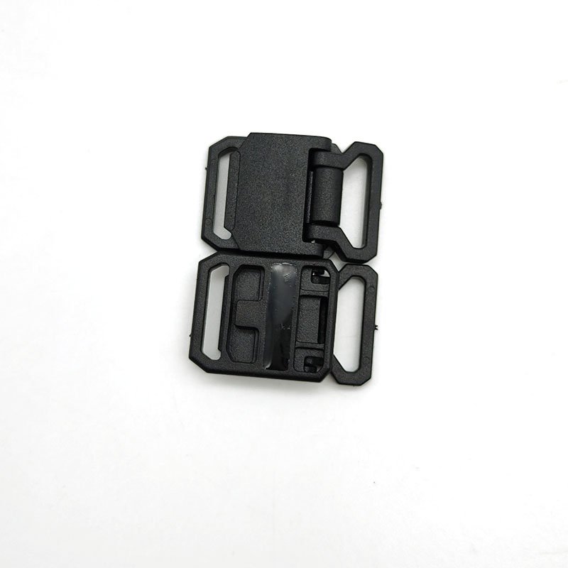 YYX Black Plastic Buckle Quick Release Lock Slider With Magnet Center Buckle for Bag