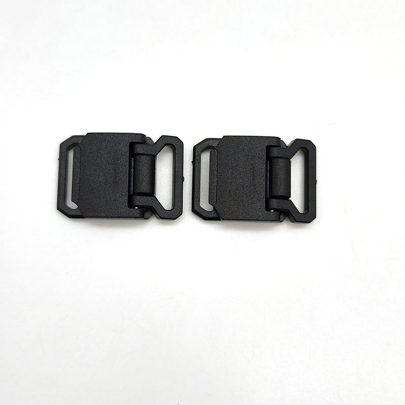 YYX Black Plastic Buckle Quick Release Lock Slider With Magnet Center Buckle for Bag