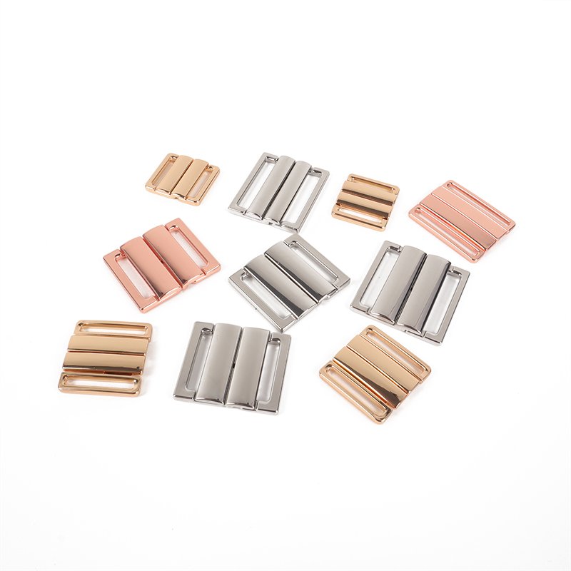 Eco Friendly Zinc Alloy Bra Front Clip Buckles High Quality Front Closure For Coat