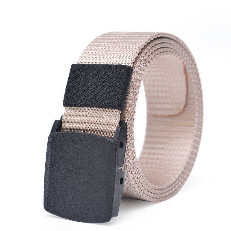 Wholesale Cheap Men's Nylon Fabric belt Plastic Buckle Outdoor Tactical Combat Belt Hunting Hiking Sports belt