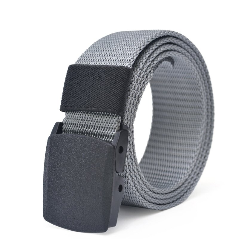 Wholesale Cheap Men's Nylon Fabric belt Plastic Buckle Outdoor Tactical Combat Belt Hunting Hiking Sports belt