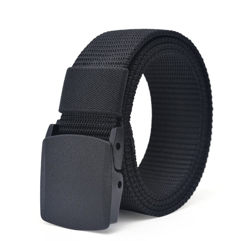 Wholesale Cheap Men's Nylon Fabric belt Plastic Buckle Outdoor Tactical Combat Belt Hunting Hiking Sports belt