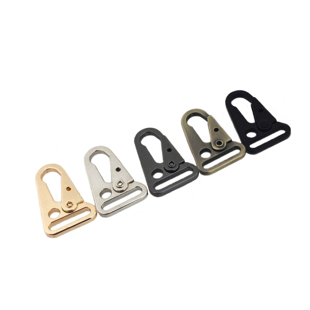 Metal 25mm Olecranon Hook Buckles Trigger Clips Buckles for Leather Strap/ Belt Bag Backpack Webbing Pet Leash Hooks