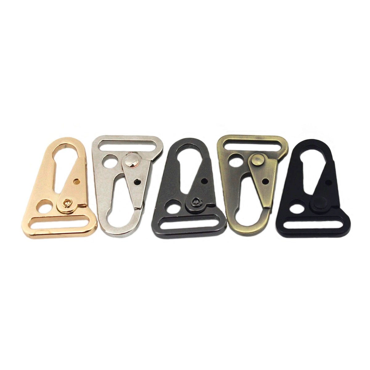 Metal 25mm Olecranon Hook Buckles Trigger Clips Buckles for Leather Strap/ Belt Bag Backpack Webbing Pet Leash Hooks