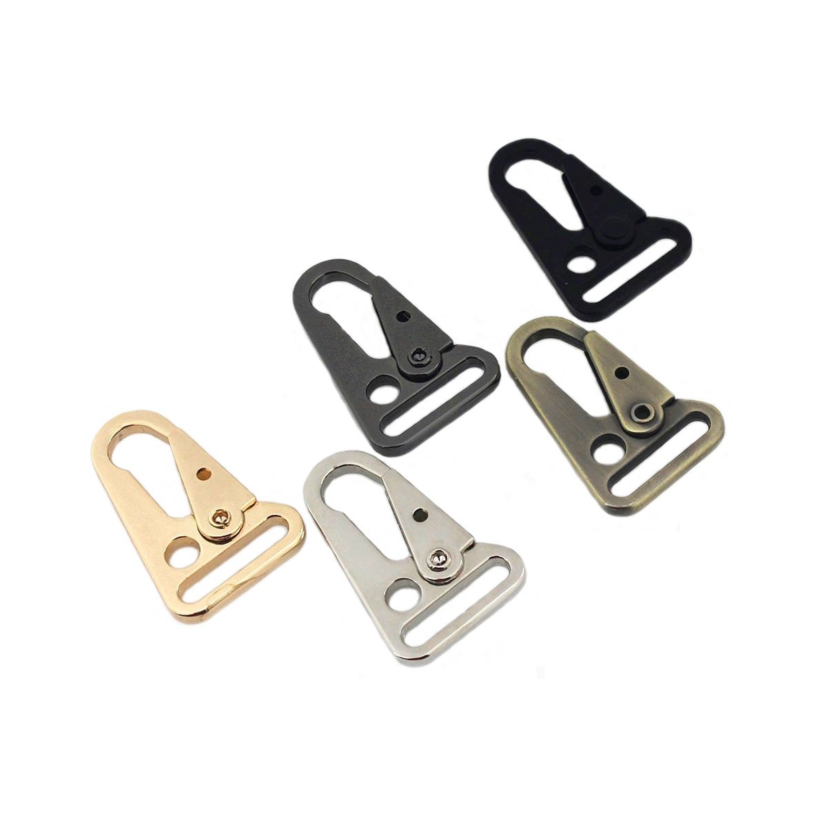 Metal 25mm Olecranon Hook Buckles Trigger Clips Buckles for Leather Strap/ Belt Bag Backpack Webbing Pet Leash Hooks