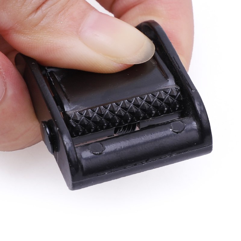 1 inch 25mm 250kg BLACK electrophoresis button zinc Cam Lock Buckle for Strap