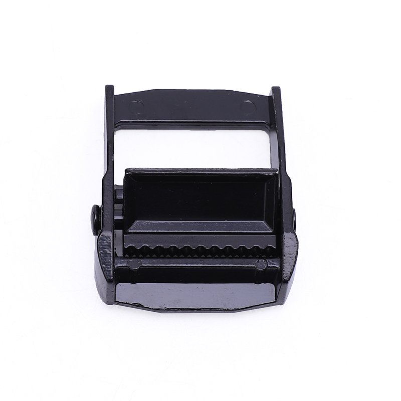 38mm Heavy Duty Metal Black Ratchet Trimming Clip Belt Cam Buckle