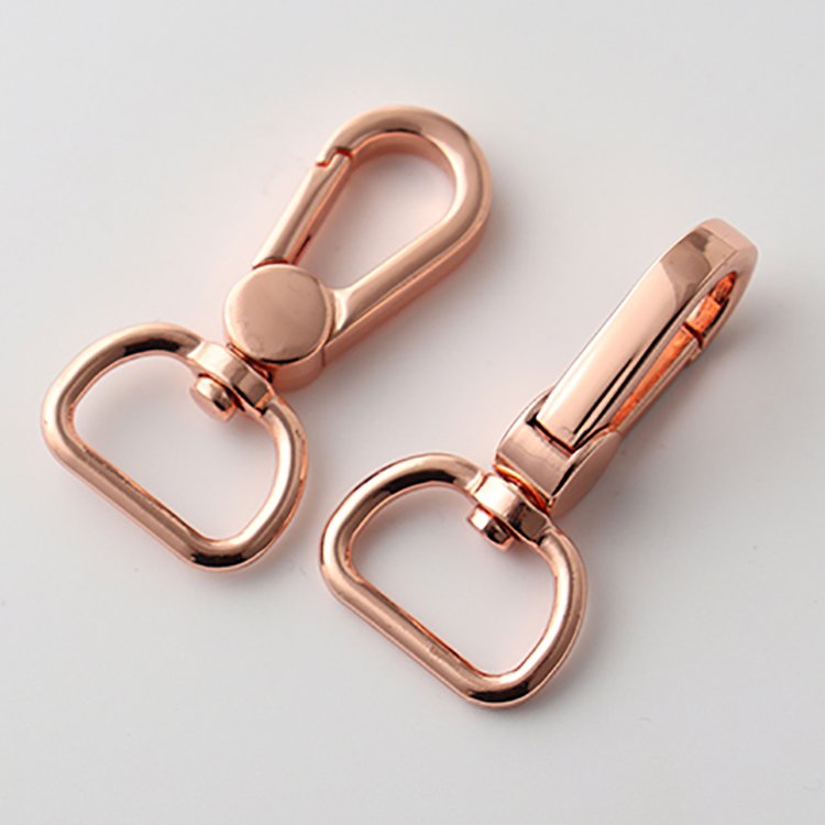 Luxury custom lobster claw swivel hooks dog hook spring snap hook for bag Metal buckle dog collar