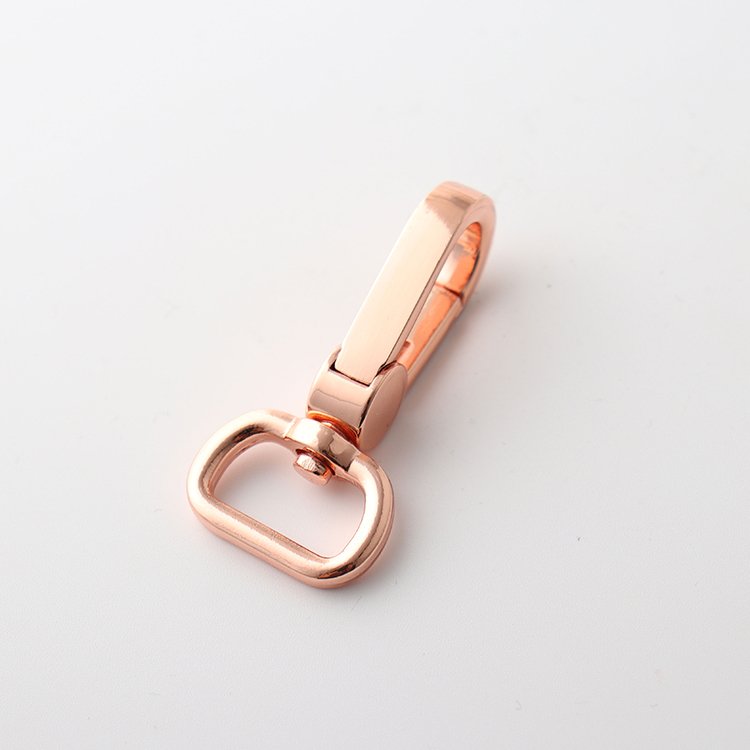 Luxury custom lobster claw swivel hooks dog hook spring snap hook for bag Metal buckle dog collar